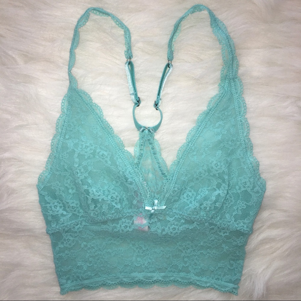 Victoria's Secret floral stretch lace bralette XS
